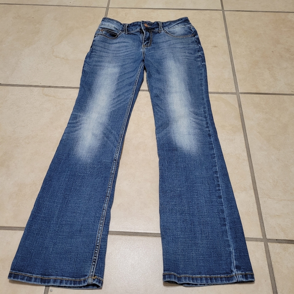 Wrangler Classic Women's Blue Jeans Boot Cut 5/6 X 32